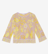 Sandrine - Cotton jacquard sweater