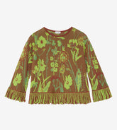 Sandrine - Cotton jacquard sweater