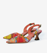 Peonia - Cotton slingback