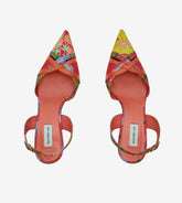 Peonia - Cotton slingback