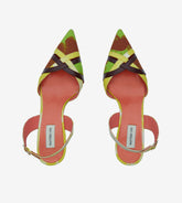 Peonia - Slingback in cotone