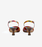 Peonia - Slingback in cotone