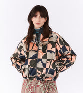 Mirta - Silk bomber jacket