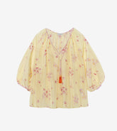Lolita - Blusa manica raglan in seta
