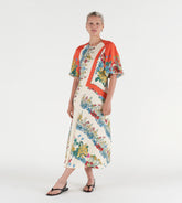 Nadia - Midi silk dress
