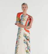 Nadia - Midi silk dress