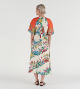 Nadia - Midi silk dress