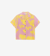 Cora - Short-sleeve silk shirt