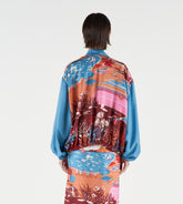 Ariele - Silk bomber jacket