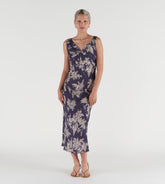 Marlene - Long silk dress