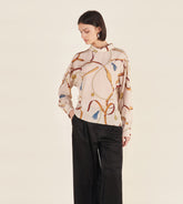 Tecla - Blusa con colletto