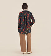 Dafne - Blusa con sciarpa