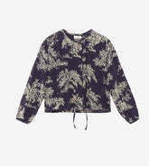 Ida - Cropped silk shirt