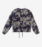 Ida - Cropped silk shirt