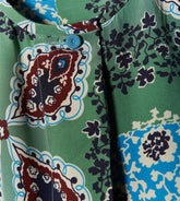 Ida - Cropped silk shirt