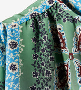 Ida - Cropped silk shirt