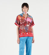 Cora - Camicia maniche corte in seta