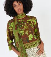 Lollipop - Cotton jacquard scarf