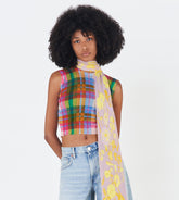 Lollipop - Cotton jacquard scarf