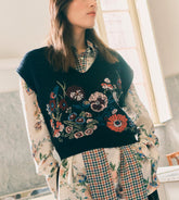 Tony - Embroidered gilet