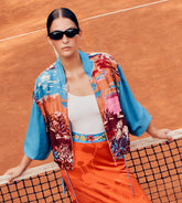 Ariele - Silk bomber jacket