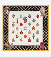 Mantero 1902 Classic Carré - 90x90 cm| Archivio n.32 Fabergé - Classic carré