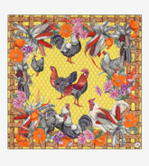 Mantero 1902 Classic Carré - 90x90 cm| Archivio n.44 Gallo - Classic carré