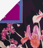 Mantero 1902 Classic Carré - 90x90 cm| Archivio n.54 Iris Shades - Classic carré Reverse