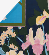 Mantero 1902 Classic Carré - 90x90 cm| Archivio n.54 Iris Shades - Classic carré Reverse
