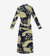 Stephanie - Turtleneck midi dress 