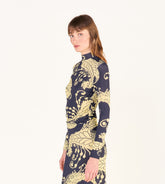 Stephanie - Turtleneck midi dress