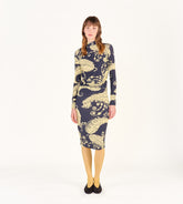Stephanie - Turtleneck midi dress
