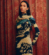 Stephanie - Turtleneck midi dress