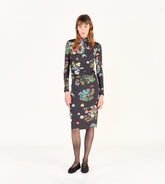 Stephanie - Turtleneck midi dress