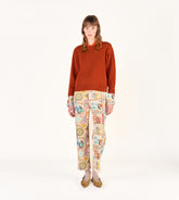 Antonie - Silk cuffs sweater