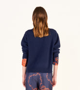 Antonie - Silk cuffs sweater