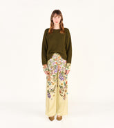 Antonie - Silk cuffs sweater