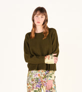 Antonie - Silk cuffs sweater