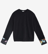 Antonie - Silk cuffs sweater 