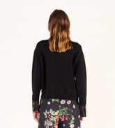 Antonie - Silk cuffs sweater