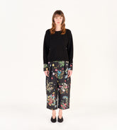 Antonie - Silk cuffs sweater