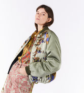 Mirta - Silk bomber jacket