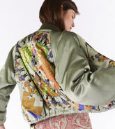 Mirta - Silk bomber jacket