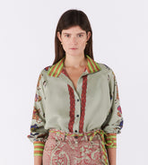 Olivia - Statement silk shirt