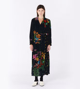 Veronica - Velvet wrap dress