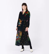 Veronica - Velvet wrap dress