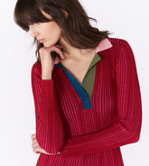 Annina - Ribbed henley sweater