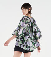 Lolita - Raglan sleeve silk blouse