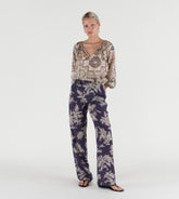 Alice - Silk palazzo pants