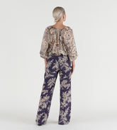 Alice - Silk palazzo pants